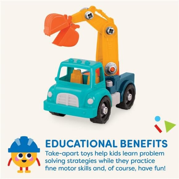 Classic Construction Toy – Pretend Play Tools – Toddler Trucks - Picture 4 of 8